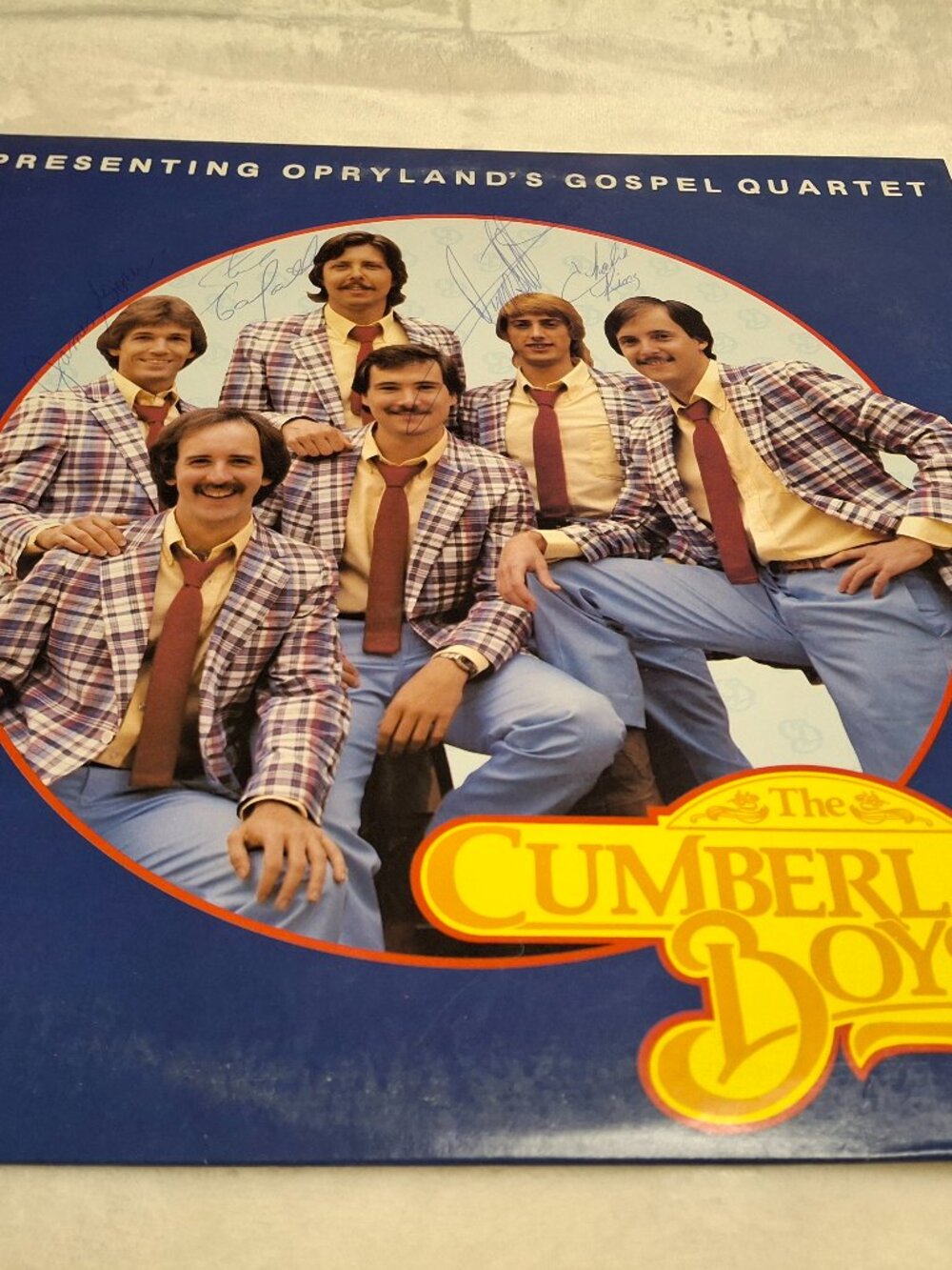 Autographed The Cumberland Boys Presenting Opryland's Gospel Quartet
